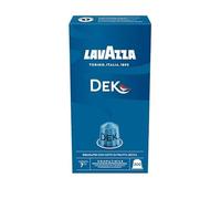 Lavazza, Espresso Dek, 200 Capsule di Caffè in Alluminio Compatibili con Macchine Nespresso Original, Note di Frutta Secca e Cioccolato, Arabica e Robusta, Intensità 7/13, Tostatura Media, 20 Pack