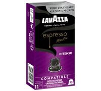 Lavazza Espresso Maestro Intenso, Arabica e Robusta, Capsule di Alluminio, Compatibili Nespresso, Zero CO2 Impact, 1 Confezione da 10 Capsule