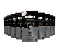 Lavazza, Espresso Maestro Ristretto, 100 Capsule in Alluminio Compatibili con Macchine Nespresso Original, Arabica e Robusta, Note di Caramello e Cioccolato, 10 Confezioni da 10 Capsule
