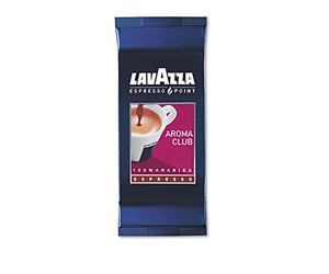 Lavazza, Espresso Point Aroma Club, 100 Capsule Caffè, per un Espresso dal Gusto Persistente, con Note Aromatiche di Fiori e Frutta, 100% Arabica, Intensità 9, Tostatura Media, 50 Astucci da 2 Capsule