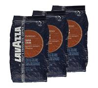 Lavazza Espresso Super Crema, Caffè in Grani, 3x 1000g