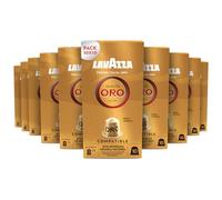 Lavazza, Qualità Oro, 100 Capsule in Alluminio, Note Fruttate e Floreali, 100% Arabica, Intensità 8/13, Tostatura Chiara, 10 Confezioni da 10 Capsule