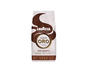 Lavazza, Qualità Oro Gran Riserva, Caffè in grani, 1 Kg, con note aromatiche di frutta rossa, 100% arabica e 5% di chicchi invecchiati in botte di liquori, intensità 6/10, torrefazione leggera