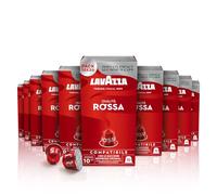 Lavazza, Qualità Rossa, 200 Capsule di Caffè in Alluminio Compatibili con Macchine Nespresso Original, con Note di Cioccolato e Frutta Secca, Arabica e Robusta, Intensità 10/13, Tostatura Media