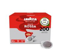 Lavazza, Qualità Rossa, Caffè in Cialde, 4 Pack da 50 Cialde, per un Espresso Equilibrato e Pieno, con Note Aromatiche di Frutta Secca, Arabica e Robusta, Intensità 5/10, Tostatura Media