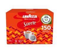 Lavazza, Suerte, 150 Cialde Caffè | Caffè Macinato in Cialde, con Note Aromatiche di Legno e Tabacco, Robusta, Intensità 10/10, Tostatura Media