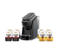 Lavazza, Tablì, Macchina Caffè Creata Esclusivamente per Tab 100% Caffè, con Variety Pack 96 Tab (48 x Qualità Oro, 48 x Espresso Classico), 1450 W, 165 x 330 x 390mm, Nera