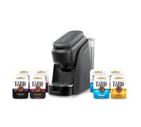 Lavazza, Tablì, Macchina Caffè Creata Esclusivamente per Tab 100% Caffè, con Variety Pack Tab 24xQualità Oro, 24xEspresso Classico, 24xEspresso Intenso, 24xDecaf, 165x330x390mm, Nera