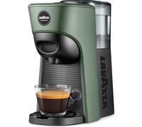 Macchina da Caff Espresso Automatica A Modo Mio Tiny Eco Serbatoio 0.6 Lt Potenza 1450 Watt Colore Nero / Verde Salvia