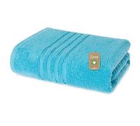 Lavea® 1 Asciugamano Viso e Mani 50x100 cm in Spugna di Cotone Bio 100% Morbidi e Assorbenti, per Casa Hotel Spa - Asciugamano da Bagno - Turchese