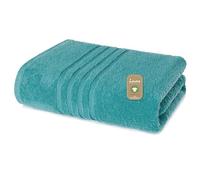 Lavea® 1 Asciugamano Viso e Mani 50x100 cm in Spugna di Cotone Bio 100% Morbidi e Assorbenti, per Casa Hotel Spa - Asciugamano da Bagno - Blu oceano