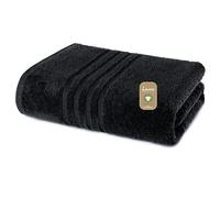 Lavea® 1 Telo Doccia 70x140 cm in Spugna di Cotone Bio 100% Morbide e Assorbente, per Casa Hotel Spa - Asciugamano da Bagno Grande - Nero