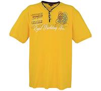 Lavecchia LV-608 - Maglietta da uomo, taglie forti, giallo., 7XL