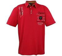 Lavecchia LV-610 - Polo a maniche corte, colore: Rosso Colore: rosso XXXXXXXL