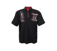 Lavecchia Men's Polo Shirt Black, Dimensione:7XL