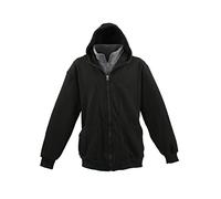 Lavecchia Men's Sweatshirt Jacket Black-Anthracite, Dimensione:3XL