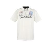 Lavecchia Polo da uomo LV-4688, crema/bianco, 7XL