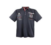 Lavecchia Polo da uomo taglie forti LV-2038, antracite., 8XL