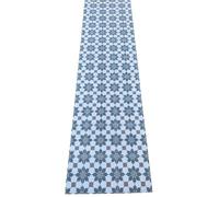 LaVelahome Passatoia Per Cucina In Vinile | Tappeto in PVC Lavabile | Runner Aderente e Robusto | Largo 50 cm | Mattonelle Azulejo Cementine (cm_50_x_390, Arabesco 27)