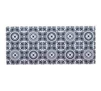 LaVelahome Tappeto Cucina a Metraggio in PVC - Larghezza 50 cm - Effetto Maioliche Decorative - Antiscivolo, Lavabile, Resistente al Traffico - Passatoia su Misura