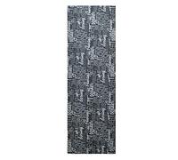 LaVelahome - Tappeto Cucina Antiscivolo | Lavabile in Lavatrice | Personalizzabile | Design Grigio Nero | Made in Italy, Nero Antracite, 50 180 cm, Fondo Gomma