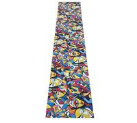 LaVelahome Tappeto Cucina Artistico Design Ispirato ai Grandi Maestri dell’Arte Pittori Misto Cotone e Poliestere, Antiscivolo, Sottile, Lavabile, Made in Italy (cm_50_x_300, Cubismo)