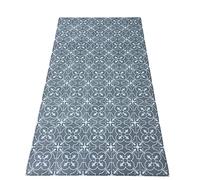 LaVelahome Tappeto in Vinile Proteggi Pavimento Moderno da cucina living (100_x_140_cm, Arabesco Grigio)