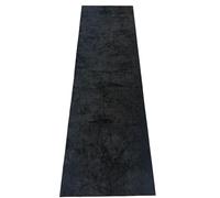 LaVelahome Tappeto Nero Cucina - Da Bagno Vellutato - Antiscivolo Lavabile in Lavatrice - Corridoio Scendiletto (67_X_140_CM)