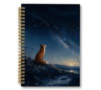 laveliabel 1025-yxbz-fox night Writing Pads, Spiral Notebooks