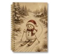 laveliabel 999-yxbz-snowman skiing Writing Pads, Spiral Notebooks