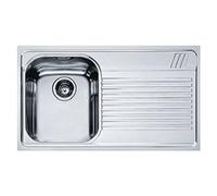 Lavello 1 vasca (86x50cm) Amx 611 ARMONIA Inox Spazzolato 101 0022 375