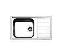 Lavello 1 Vasca a sinistra 86 x 50 cm Acciaio Inox Linear Apell LNG861IRBC