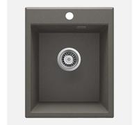Lavello 1 vasca Idrostile Güines 500x210 mm Antracite metallizzato Antracite metallico