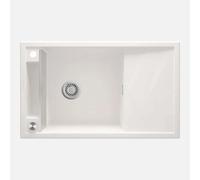 Lavello 1 vasca magnetico gocciolatoio rett Guayos 500x219 mm alabastro Alabastro