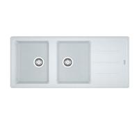 Lavello 2 vasche (116x50cm) Bfg 621 BOSTON Bianco Opaco 114 0276 593