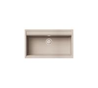 Lavello Elleci Incasso 1 vasca 86x51 Best 360 Granitek Avena LGB36051