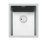 FOSTER Vasca filotop/sopratop, S4001, Acciaio inox satinato, 380x440 mm - 3353050