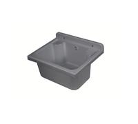 Lavello a muro "Pilozzo Mini" in polipropilene grigio 42,5x34x20 cm