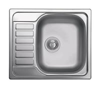 ELLECI SKY 125 LIX125SACDX LAVELLO 1 VASCA CON GOCCIOLATOIO A SINISTRA 58x50 CM - INOX