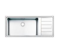 Apell LNPG1161ILBC Lavello semifilo 1 vasca + gocciolatoio sx cm. 116x50 - inox spazzolato