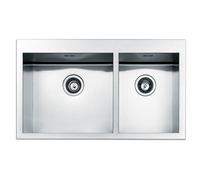 LAVELLO APELL SQ45.30ISC 6X51 cm 2 VASCHE RETTANGOLARI#CONSEGNA IN 3 SETTIMANE#