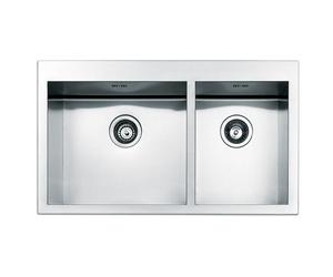 LAVELLO APELL SQ45.30ISC 6X51 cm 2 VASCHE RETTANGOLARI#CONSEGNA IN 3 SETTIMANE#