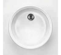 Lavello ceramica 1 vasca Cárdenas Ø 445 mm bianco Bianco