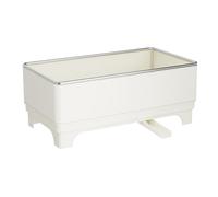 Lavello compatto per bagno e cucina, in acciaio inox, con scarico rotante e supporto per spugna e portaspazzole, scolapiatti da cucina