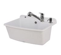 Lavello con rubinetto con troppopieno Dispenser sapone Sifone 3 colori 21 SETS