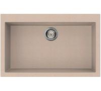Lavello Cucina 1 Vasca eff. Fragranite ELLECI 79cm Granitek LGQ13051 Quadra 130