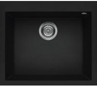 Lavello Cucina Monovasca Elleci Quadra 105 LKQ10586M 57x50 BlackNeroAssolutoK86