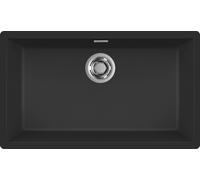 Lavello Cucina Monovasca Elleci Zen 130 LKZ13086M 75,6x45,6 Nero Assoluto K86