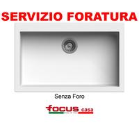 Lavello cucina Nemo Mix cm 79x50 1 vasca / vascone Bianco Gesso