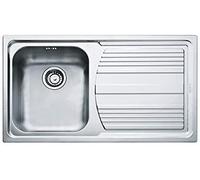 Lavello da cucina 1 vasca a sinistra ad incasso 86x50 cm acciaio inox modello logica line 101.0085.775 franke